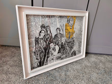 Load image into Gallery viewer, A framed drawing on paper of The Escapologist Covent Garden by Stella Tooth artist side view
