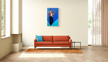 Load image into Gallery viewer, The slackrope walker acrylic on canvas by Stella Tooth room view
