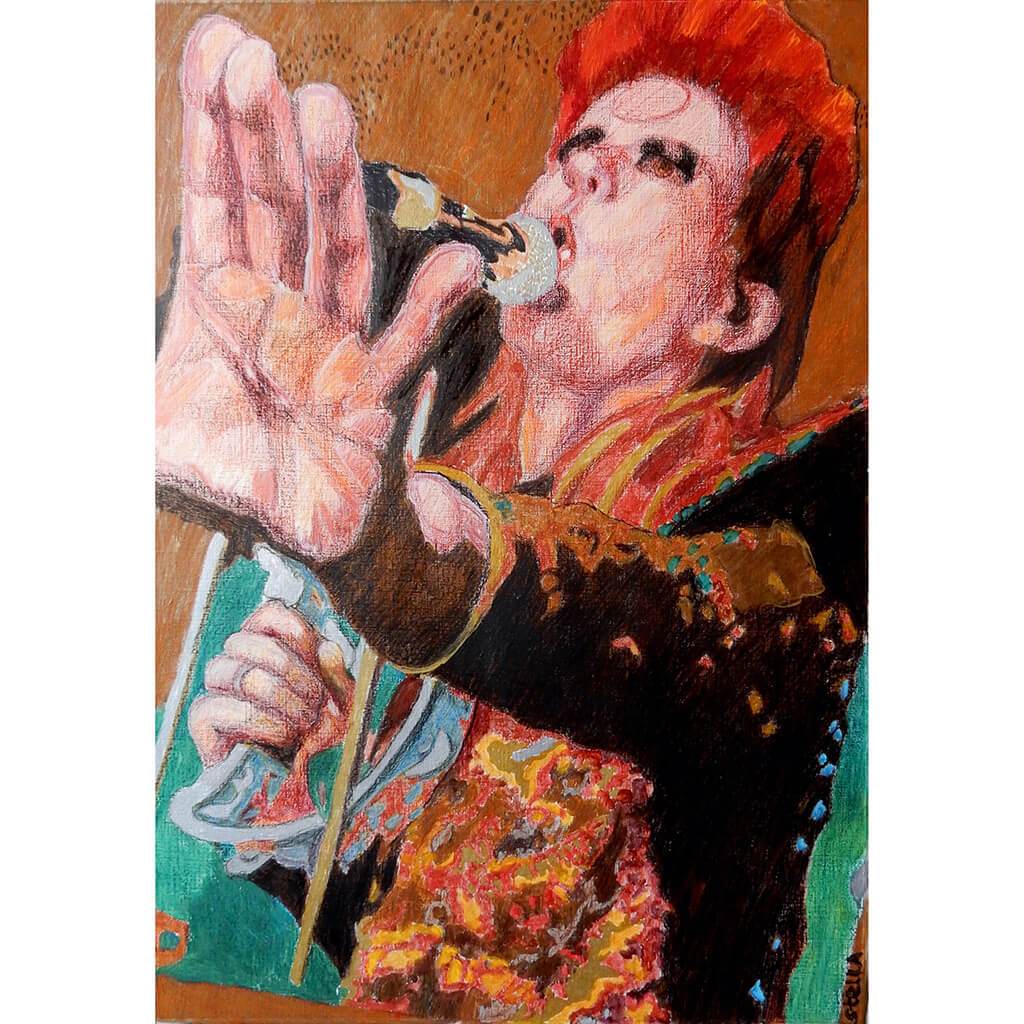 Absolute Bowie Half Moon Putney musician portrait