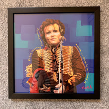 Load image into Gallery viewer, Digital painting of Adam Ant framed by Stella Tooth artist
