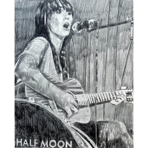 Anna Wolf at the Half Moon Putney original artwork by Stella Tooth