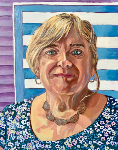 Barbara Wichmann oil painting commission by Stella Tooth portrait artist