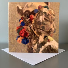 Load image into Gallery viewer, Fine art greetings card of Camel by Stella Tooth animal artist 
