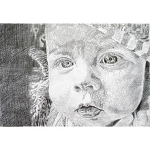 Load image into Gallery viewer, Daisy pencil on paper artwork by Stella Tooth Artist
