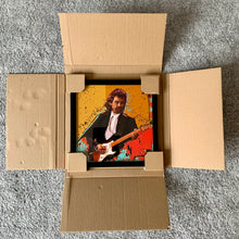 Load image into Gallery viewer, Digital painting of George Harrison by Stella Tooth music artist packaged
