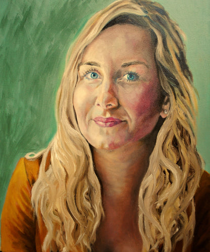 Eleanor oil painting by Stella Tooth portrait artist