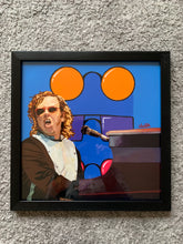 Load image into Gallery viewer, Elton John digital painting by Stella Tooth artist framed
