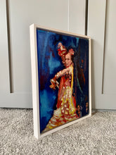 Load image into Gallery viewer, Flamenco dancer oil on canvas by Stella Tooth London artist side view
