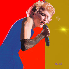Load image into Gallery viewer, Madonna digital painting by Stella Tooth inspired by photo by Sol N&#39;Jie 
