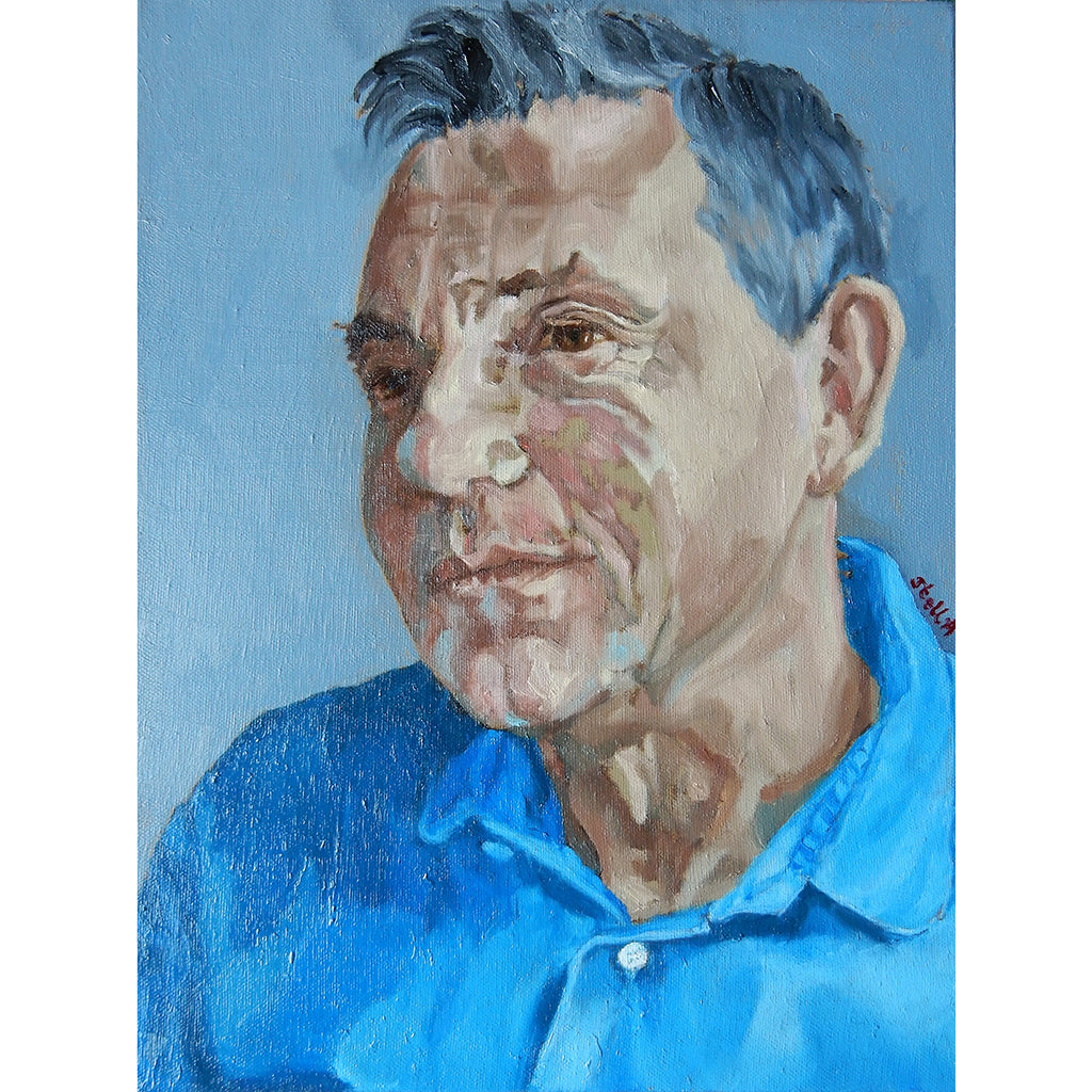 Martin le Jeune portrait in oils by Stella Tooth.