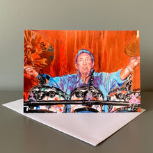 Load image into Gallery viewer, Nick Mason and his saucerful of secrets Fine Art Greetings Card 3 pack
