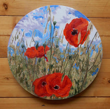 Load image into Gallery viewer, Poppies Original Oil Painting of Red Flowers by Stella Tooth

