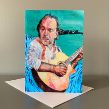 Load image into Gallery viewer, Fine art greetings card of Robert Hokum reproduced from original artwork by Stella Tooth music art
