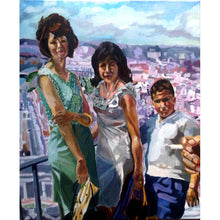 Load image into Gallery viewer, Roman Holiday oil on canvas artwork by Stella Tooth

