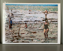 Load image into Gallery viewer, Fine art print reproduction of Sirmione original oil painting by Stella Tooth bather art
