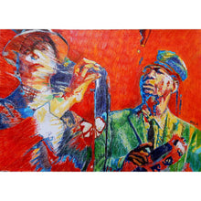 Load image into Gallery viewer, 2 Tone band The Selecter Pauline Black and Gaps Hendrickson by Stella Tooth
